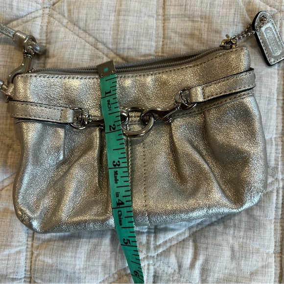 Silver coach wristlet - Picture 5 of 7